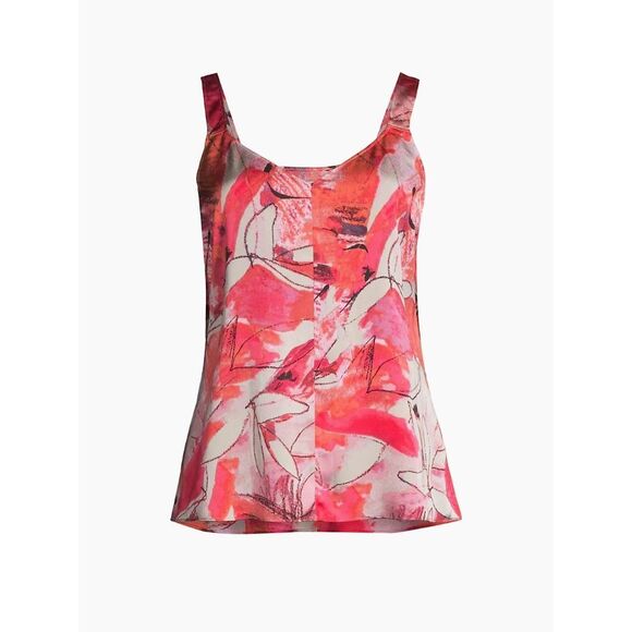NIC+ZOE   Scribble Bouquet Crepe Cami Sz L - Picture 1 of 12